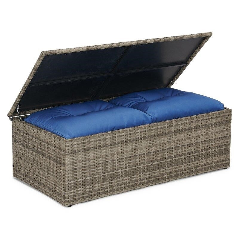 Andreau 6 Piece Rattan Sofa Seating Group with Cushions