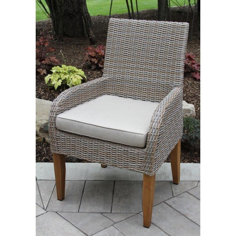 Caron Rectangular 6 - Person 80'' Long Dining Set with Cushions