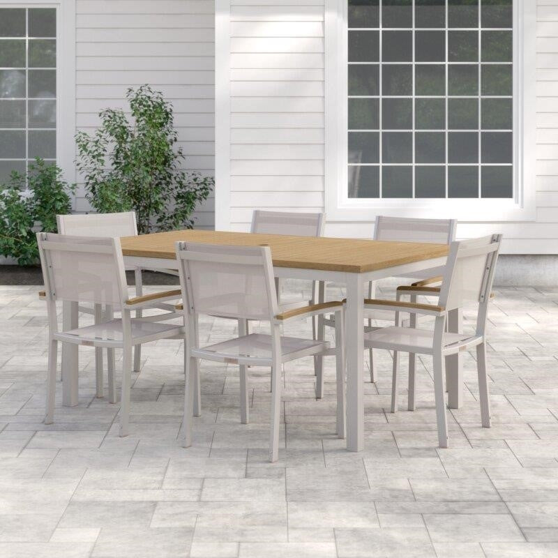 Mckinnon Rectangular 6 - Person 63'' Long Dining Set