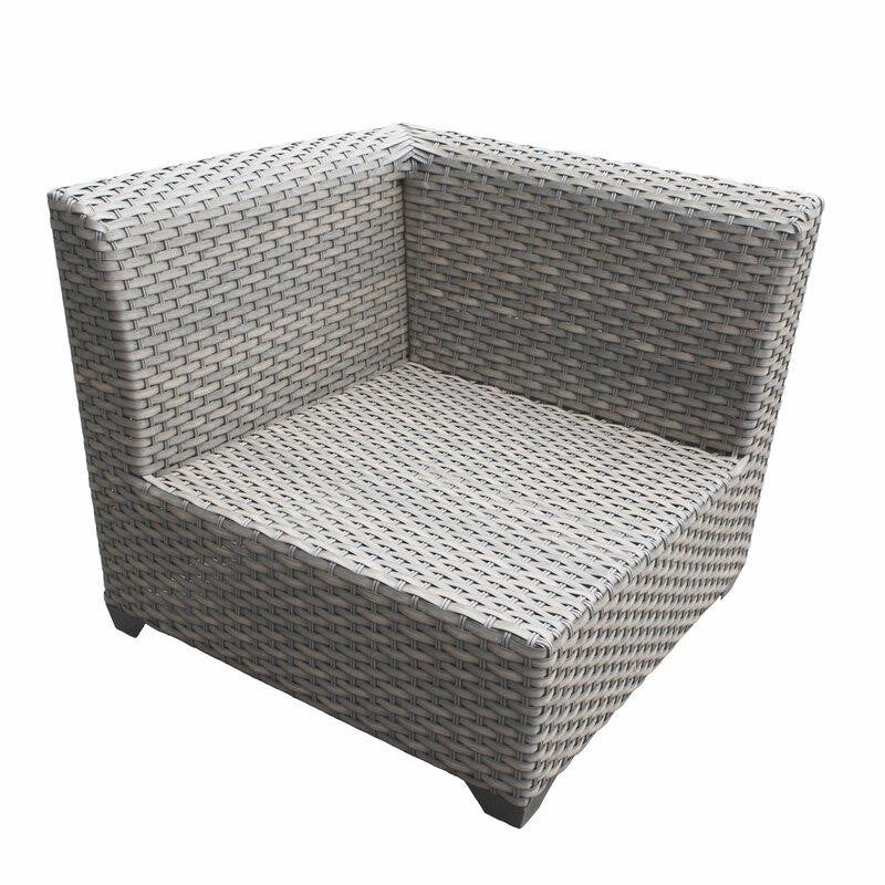 Kenwick Wicker/Rattan 5 - Person Seating Group with Cushions