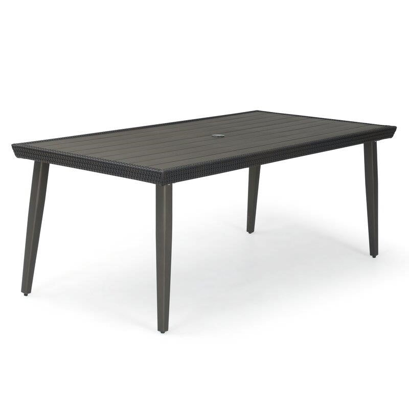 Kristine Rectangular 6 - Person 78'' Long Dining Set with Cushions