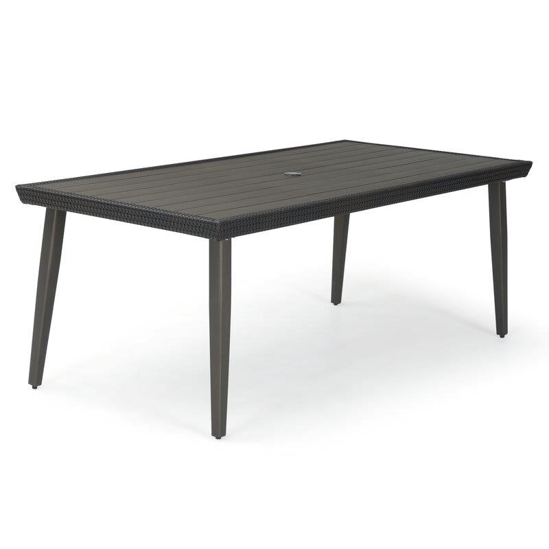 Kristine Rectangular 6 - Person 78'' Long Dining Set with Cushions