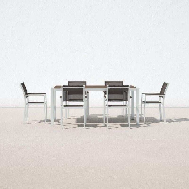 Rectangular 6 - Person 71'' Long Dining Set